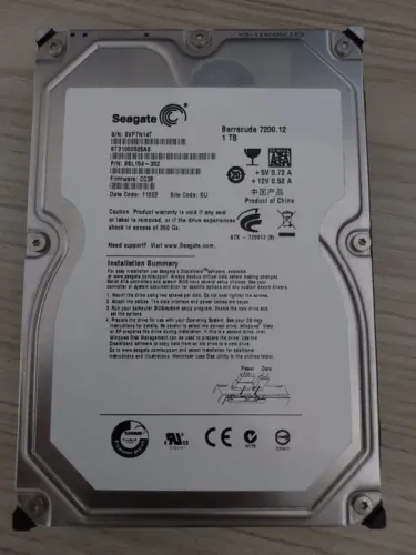 Hd 1tb Seagate-st31000528as Barracuda 7.200.12 (Usado)