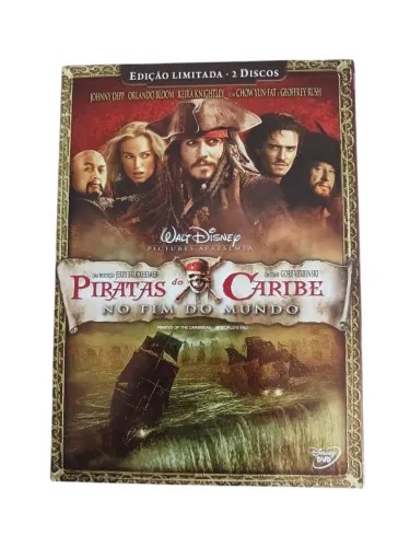 DVD Piratas do Caribe no Fim do Mundo