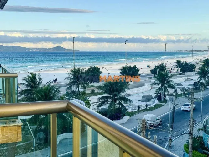 Apartamento Vista Mar com 3 quartos, a venda na Praia do Forte em Cabo Frio/RJ por R$ 890.