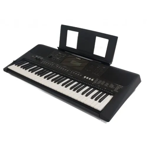 Teclado Yamaha PSR E463 na caixa