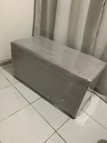 Baú cinza 90cm X 40cm
