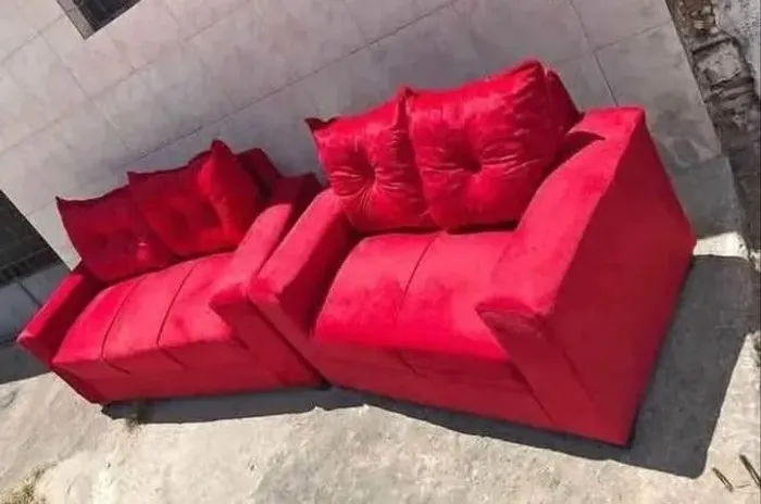 Conjunto de sofa almofadado de fábrica