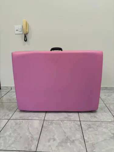 Mesa de Massagem Portátil - Rosa
