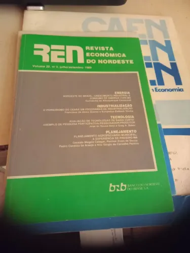 Revista Econômica do Nordeste - Volume 20, nº 3