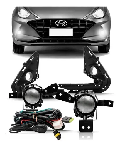 Kit Farol Milha Hb20 2020 2021 2022 Auxiliar Neblina Botão