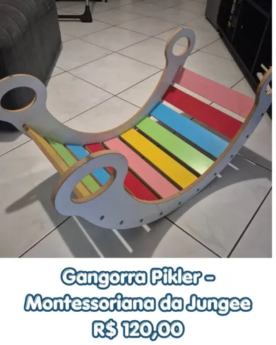 Gangorra Pikler montessoriana da Jungee