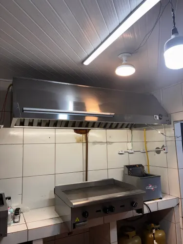 Coifa inox 2mt com filtro