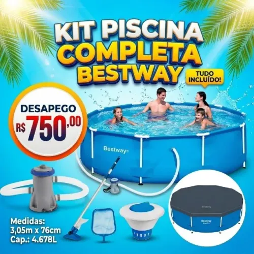 PISCINA 4678LITROS BESTWAY