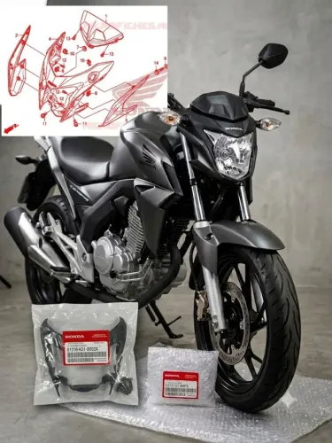 Carenagem Do Farol Cb Twister 250 16/19 Original Honda (61313 k31 900za)- Nova!
