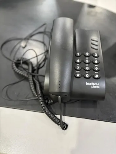 Telefone Com Fio Intelbras Pleno - Preto