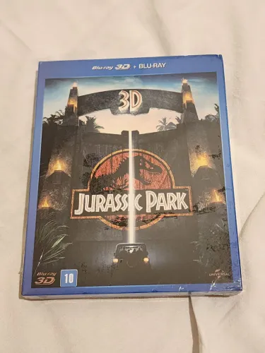 Box Blu Ray 3D 2d Jurassic Park 2 discos com luva lacrado