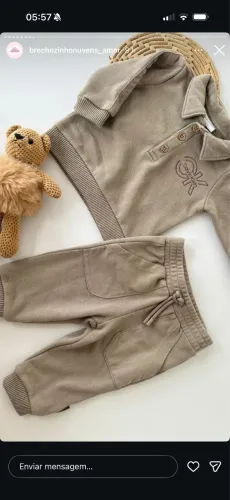 Conjunto Calvin Klein 6 meses