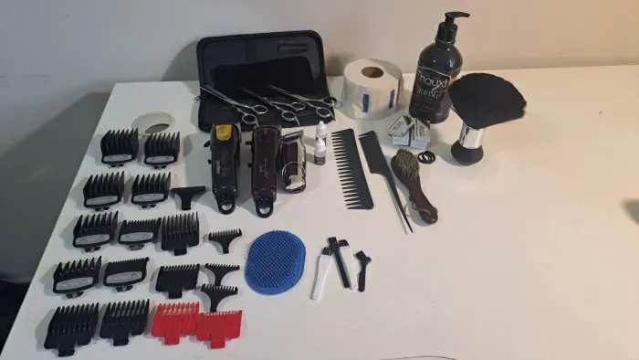 Kit Barbeiro Profissional + Mochila Organizadora