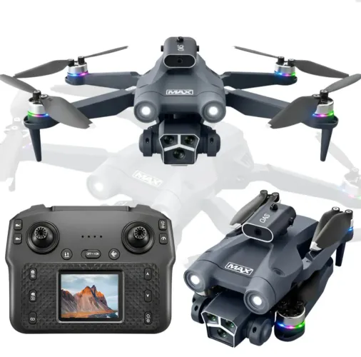 Drone M3 Ultra com câmera e visor no controle remoto 