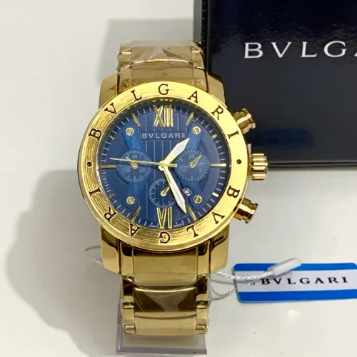 Relógio Bvlgari turbilhão dourado novo + caixa 