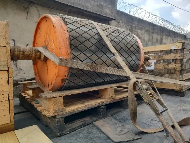 Tambor magnético - Reciclagem - Separação de materiais.