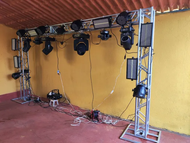 iluminação para eventos