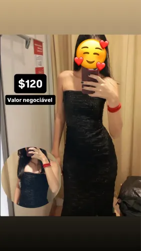 Vestido longo brilhoso BLUE STEEL ( Na etiqueta) TAM : PP/P