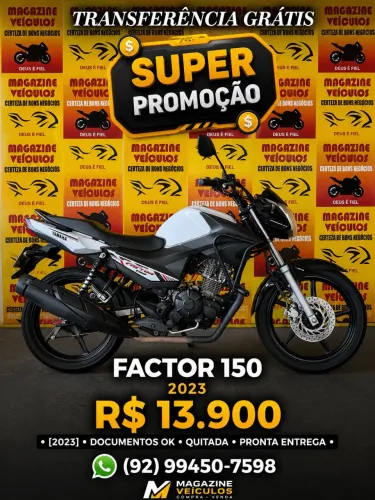 Linda Factor 150 completa com 28 mil km rodados