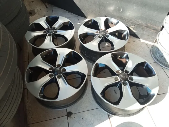 Jogo de rodas aro 18 original jeep compass furação 5x110mm