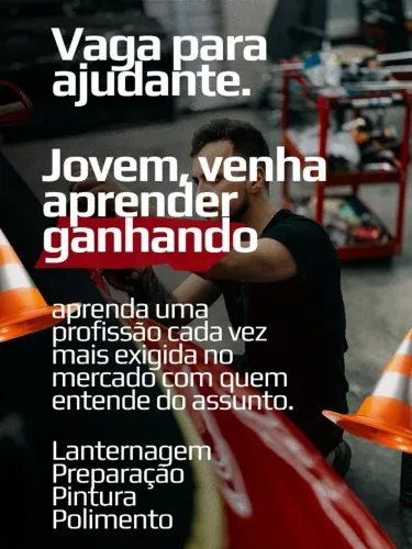 Vaga para Ajundante de Oficina