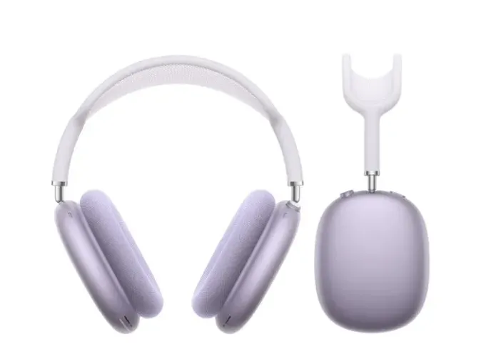AirPods Max USB-C Roxo Completo + Capa de proteção adicional para os fones