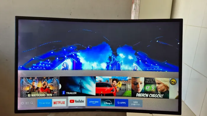 Tv smart 42 4K Samsung Tela Curva