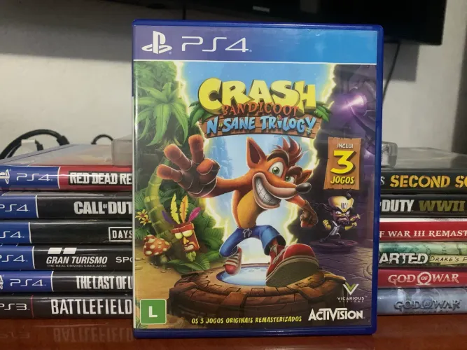Jogo Crash N. Sane Trilogy PlayStation 4 Original 