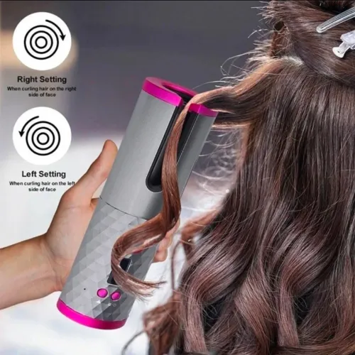 > *BABYLISS AUTOMÁTICO SEM FIO RECARREGÁVEL - CACHOS EM 8S SEM QUEIMAR A MÃO