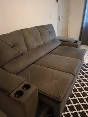 Sofá retrátil 3 lugares