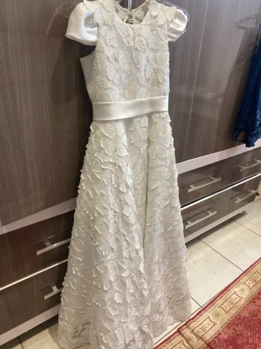 Vestido infantil branco florista?PARA VENDER RÁPIDO !!!