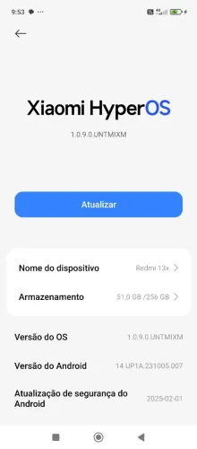 Celular xaumi note 13