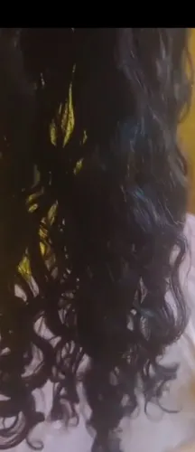 Mega hair cacheado humano Premium 
