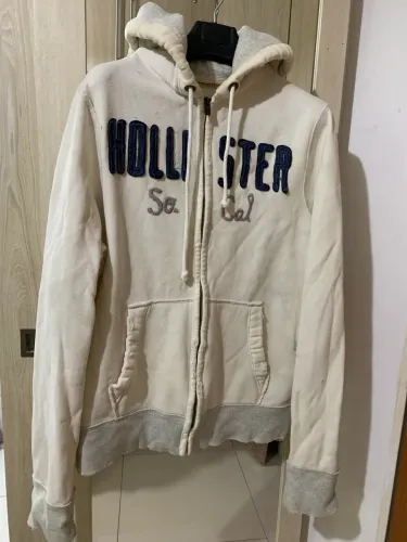 Blusa moleton hollister com capuz masculina XG 100% algodao