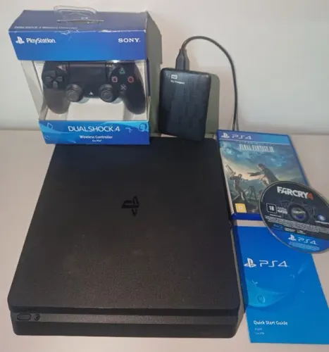 (para DESBLQ) PS4 SLIM 1,5TB (versão 12.5) + selo SONY. PARCELO 12X! ENTREGO BH!