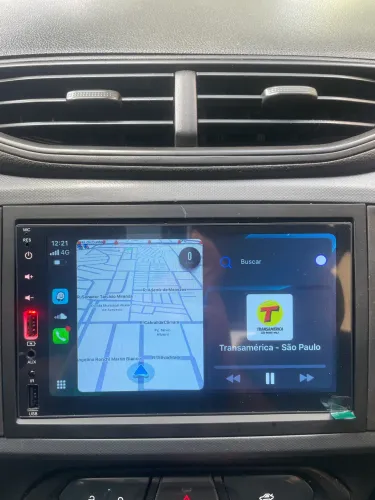 Multimídia com car play sem fio 