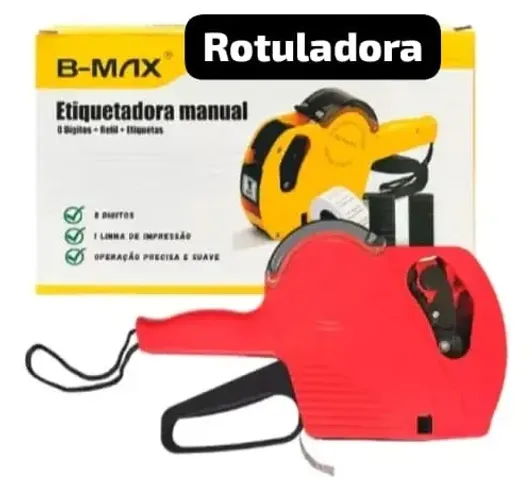 ?Máquina de Colocar Preço Manual (Nova) + Refil e Etiquetas?