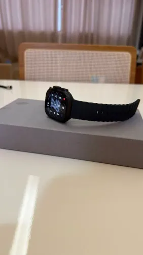 Apple Watch Ultra 3 Black. Bateria 100%, garantia até abril,ACT OLX PAY CARTÃO 18X ** 
