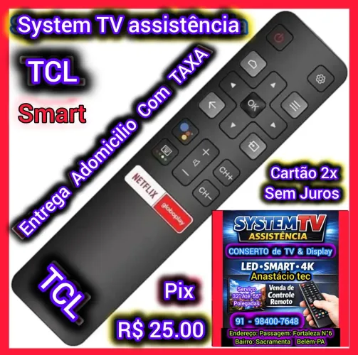 Controle TV TCL