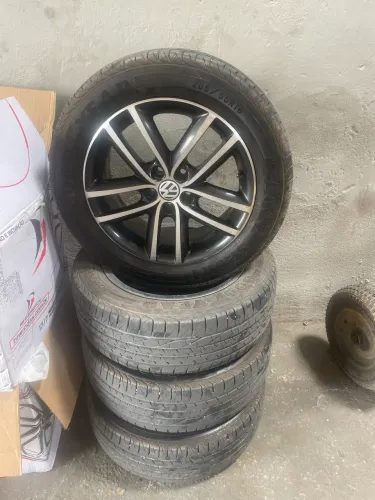 Jogo de rodas aro 16 com pneus