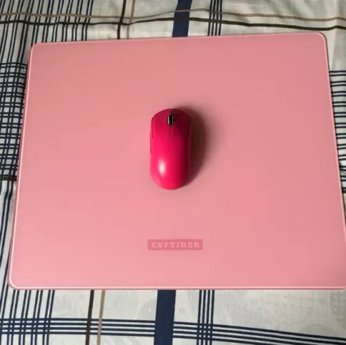 Mousepad ESPTIGER vidro Lotus Pink 48x40 5mm