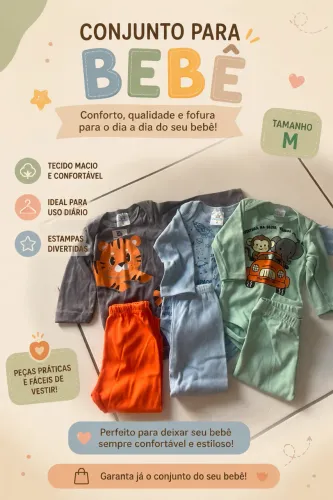 CONJUNTO PARA BEBÊ 