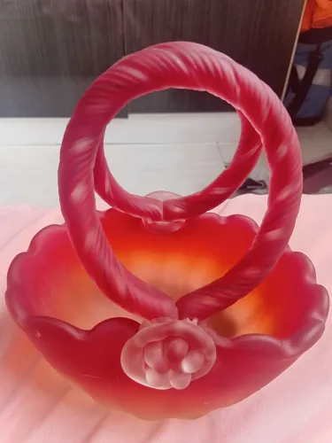 Cesta murano antiguidade vendo por 200 reais 1950 ano