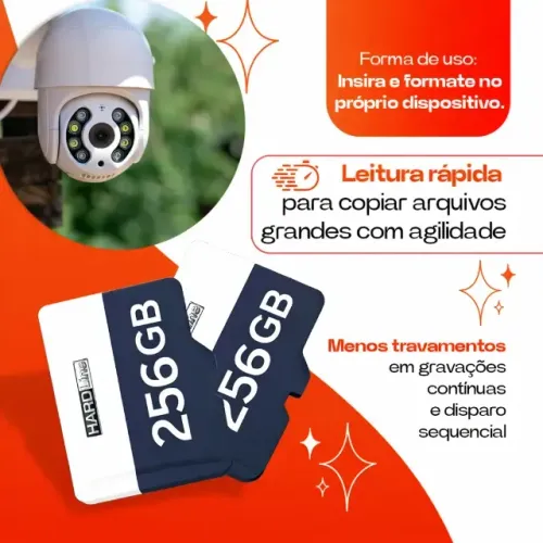 cartão de memória micro-sd 256