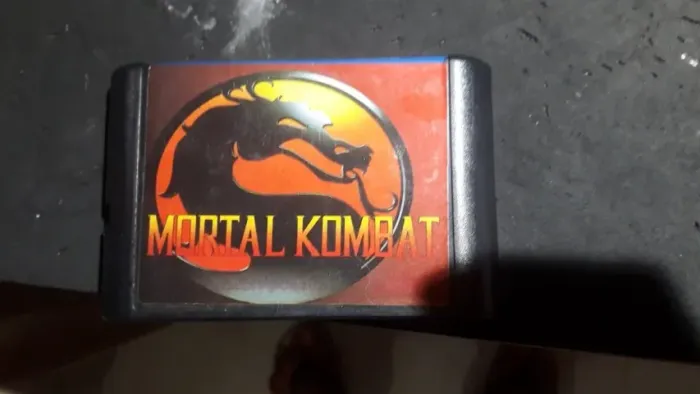 Mortal Kombat 1 Mega Drive com CX de locadora