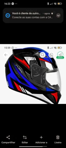 Capacete número 58