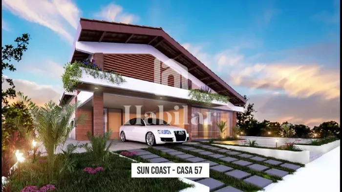 Sun Coast Residence. Casa à venda. Nova. Em Obras. Condomínio alto padrão. À beira mar do