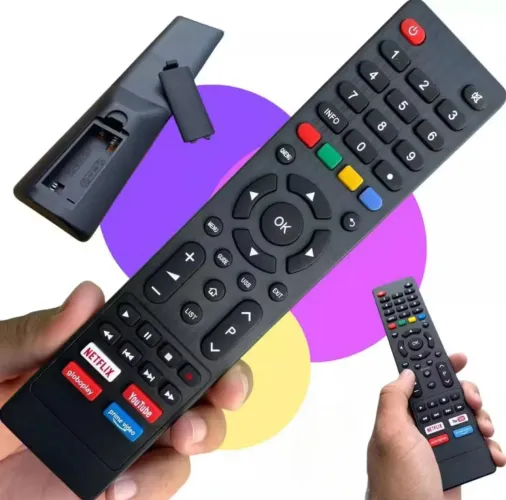 Controle Remoto Para Tv Philco Smart Tecla Netflix Globoplay Youtube Prime