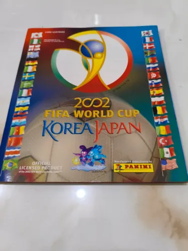 Album de figurinhas completo da copa do mundo de 2002