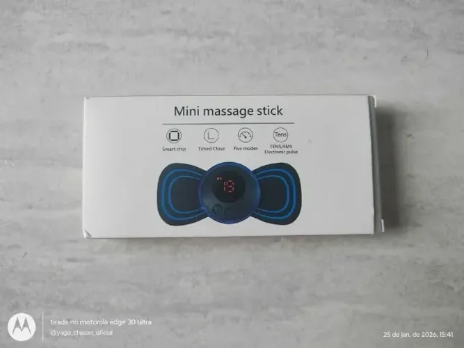 Mini massageador elétrico